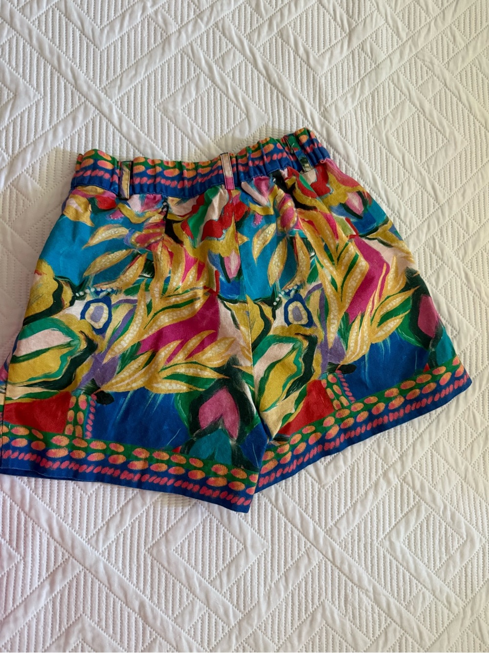 Antonio Melani Linen patterned shorts